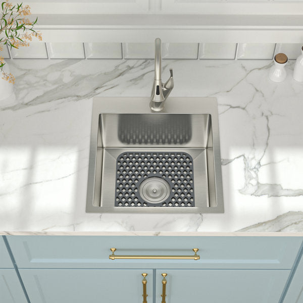 Lordear 14" x 11" Kitchen Sink Silicone Bottom Grid Hot Resistant with Drain Hole from Lordear