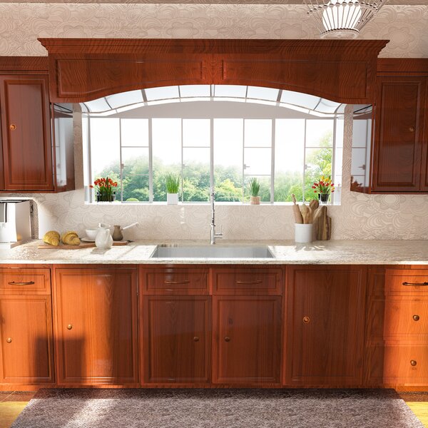 26in L x 18in W Undermount Kitchen Sink 16 Gauge Stainless Steel Kitchen Sink with Drain Assembly from Lordear