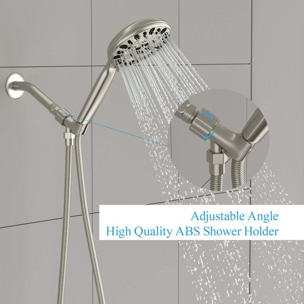 Lordear 4.7" Multi Function Rain Dual Shower Head from Lordear