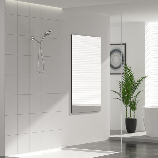 4.7in Multi Function Rain Dual Shower Head-Chrome from Lordear