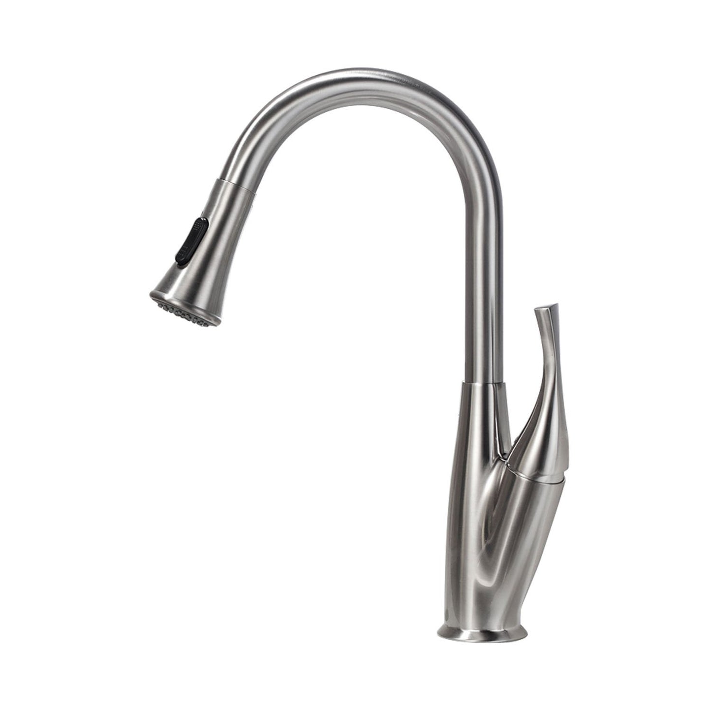 Lordear Stainless Steel Flower Vase Shape Pull-Down Kitchen Faucet from Lordear