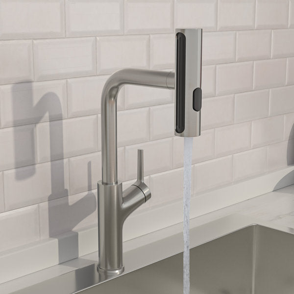 Lordear Stainless Steel Four-Function Pull-Down Sprayer Kitchen Faucet from Lordear