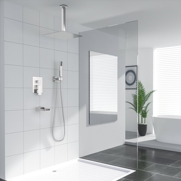 with Rough in-Valve-Brushed Nickel from Lordear