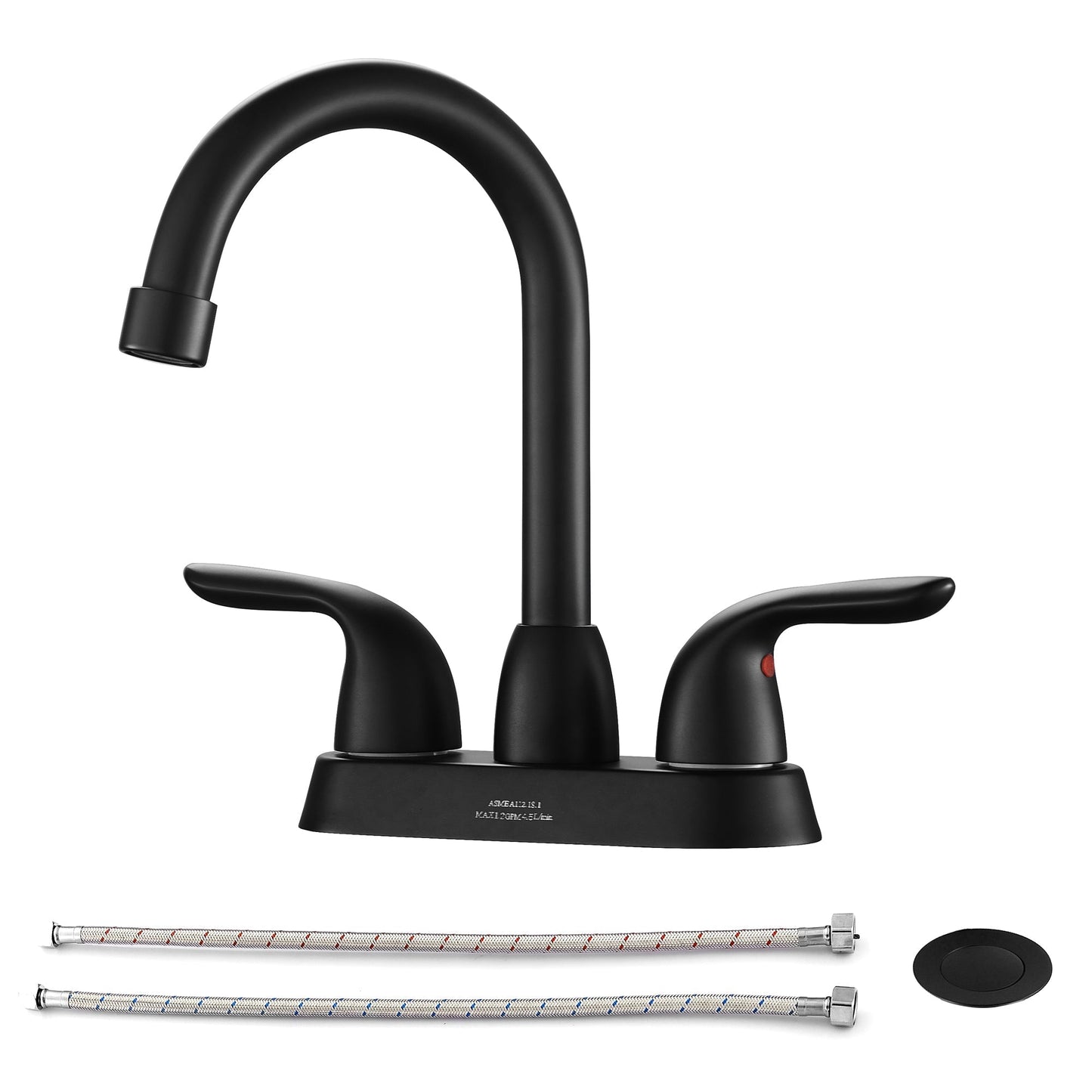 Lordear Brass Deck Mount Dual Handle Bathroom Faucet from Lordear