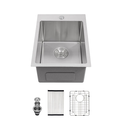 Lordear 15"x 20" Stainless Steel Single Bowl Drop-in Bar Sink  from Lordear