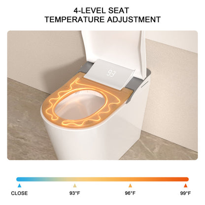 Lordear Smart Toilet with Bidet Wash Auto Sensor Flush Kick Flush Heated Seat Warm Wash  from Lordear