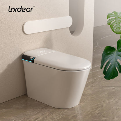 Lordear Smart Toilet with Auto Flush & Foot Sensor – Tankless Design with Heated Seat – Warm Water Cleaning & Air Dryer  from Lordear