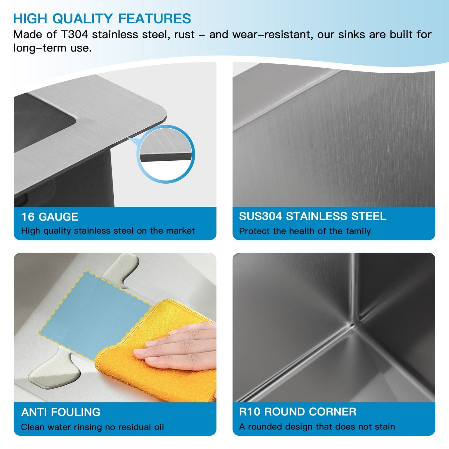 Lordear 13" Stainless Steel Undermount Single Bowl Bar Sink  from Lordear