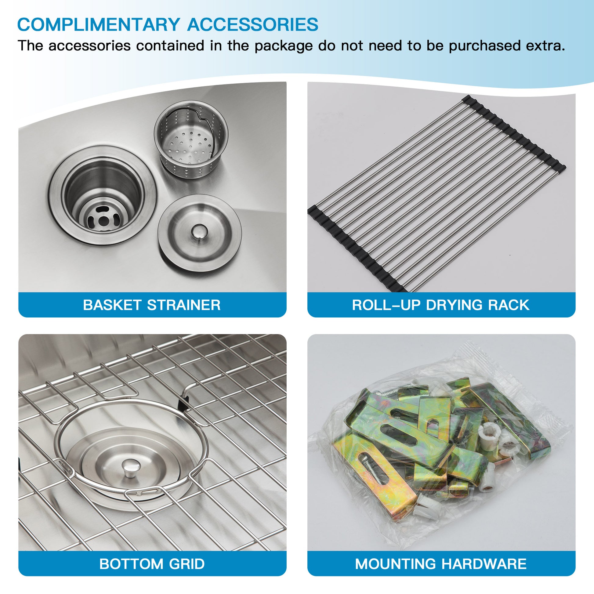 Lordear 45" Stainless Steel Undermount Single Bowl Workstation Kitchen Sink  from Lordear