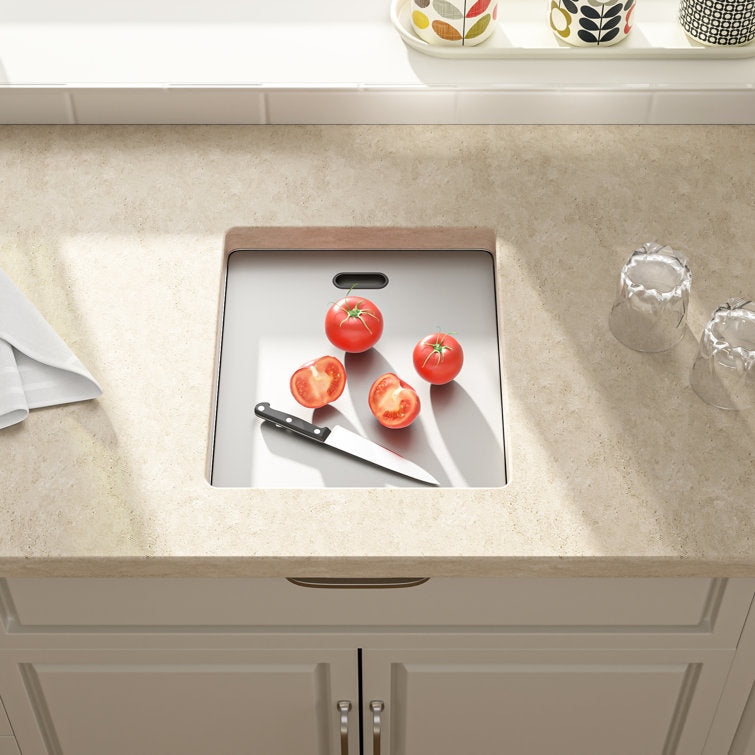 Lordear 15" x 17" Stainless Steel Undermount Single Bowl Workstation Kitchen Sink  from Lordear