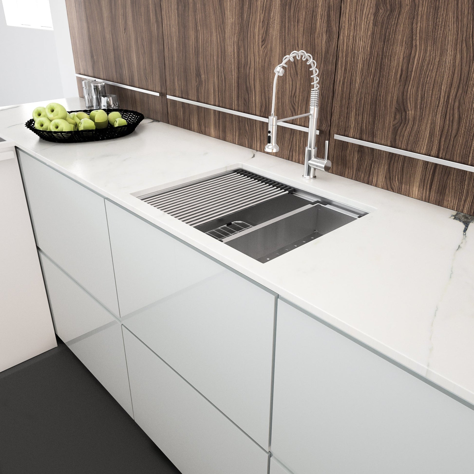 Lordear 23" Stainless Steel Undermount Single Bowl Workstation Kitchen Sink  from Lordear
