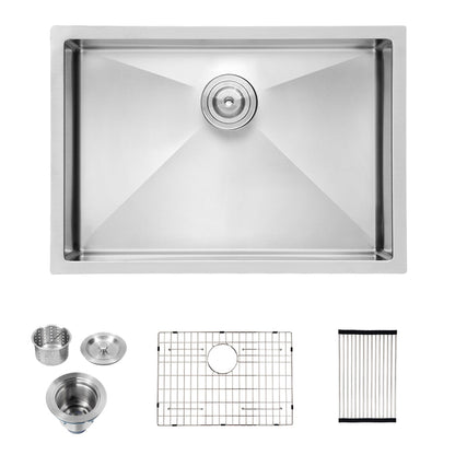 Lordear 27" Stainless Steel Single Bowl Undermount Kitchen Sink  from Lordear