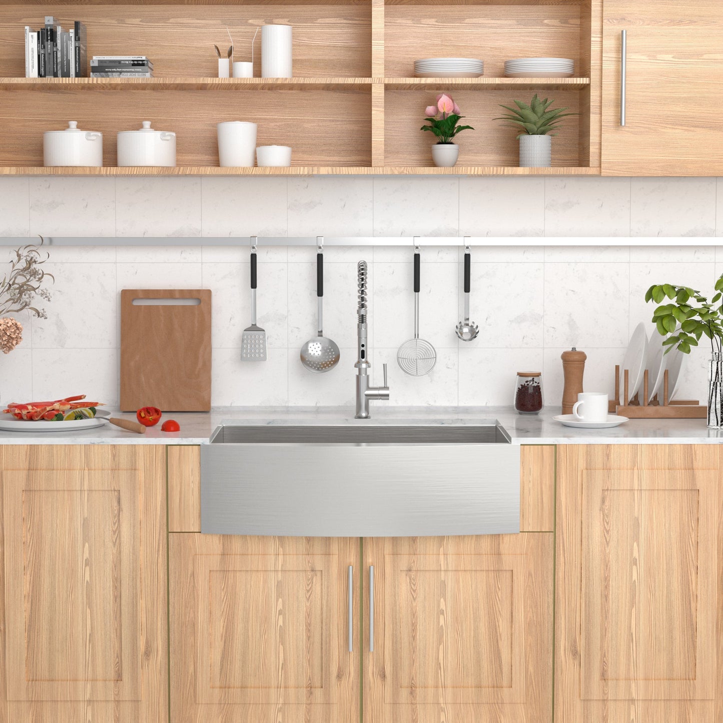 Lordear 33" Stainless Steel Apron Front Farmhouse Kitchen Sink  from Lordear
