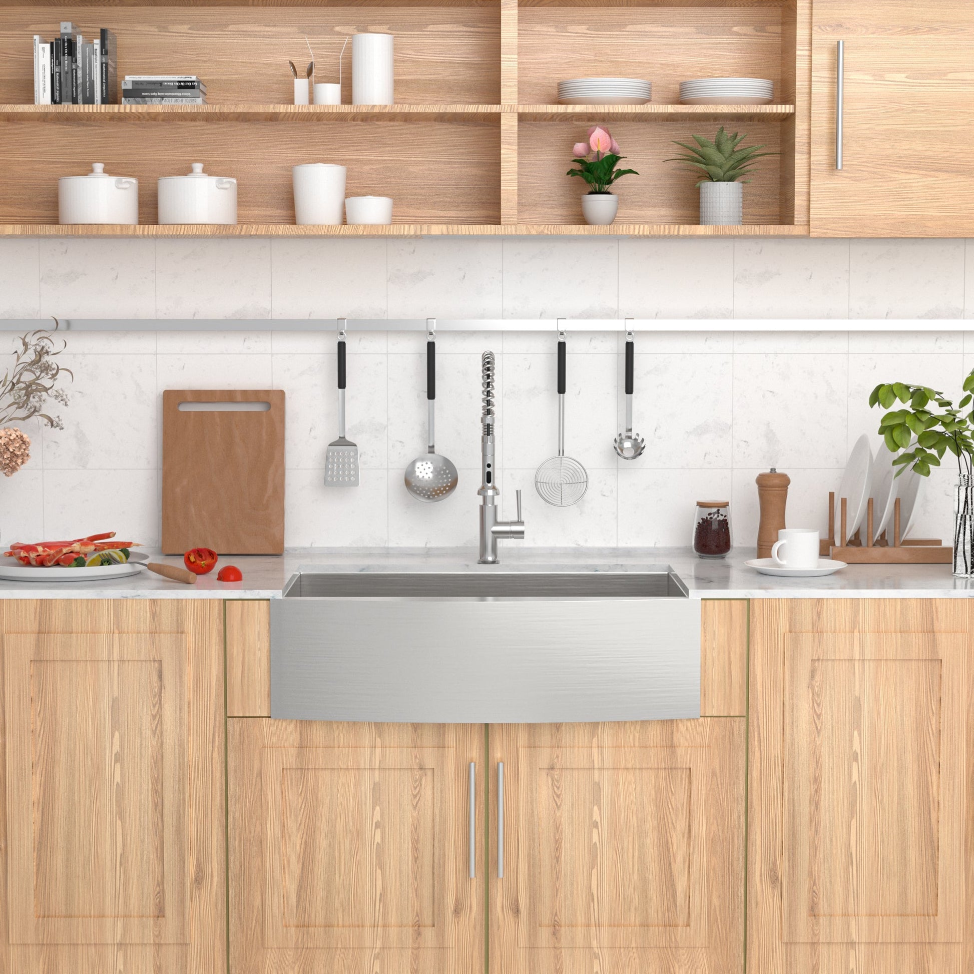 Lordear 33" Stainless Steel Apron Front Farmhouse Kitchen Sink  from Lordear