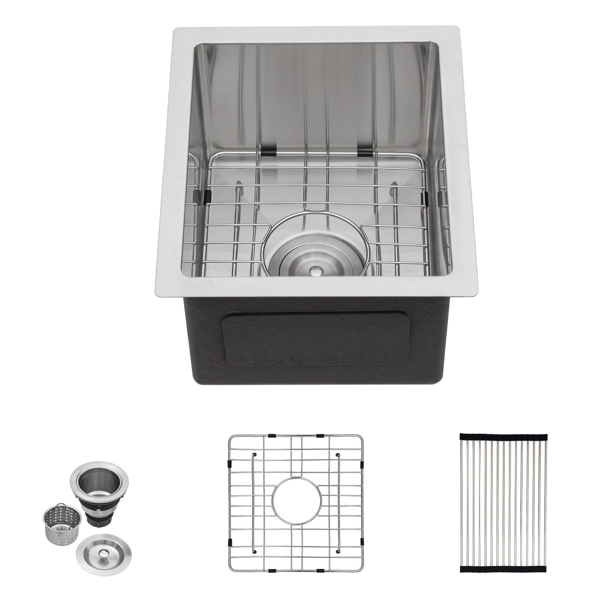 Lordear 13" Stainless Steel Undermount Single Bowl Bar Sink  from Lordear