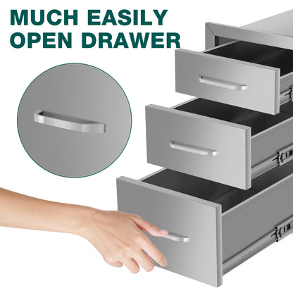 Three-layer Drawer cabinets for outdoor kitchens or courtyards  from Lordear