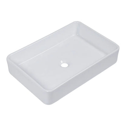 Lordear Ceramic Drop-in Rectangle Vessel Bathroom Sink  from Lordear