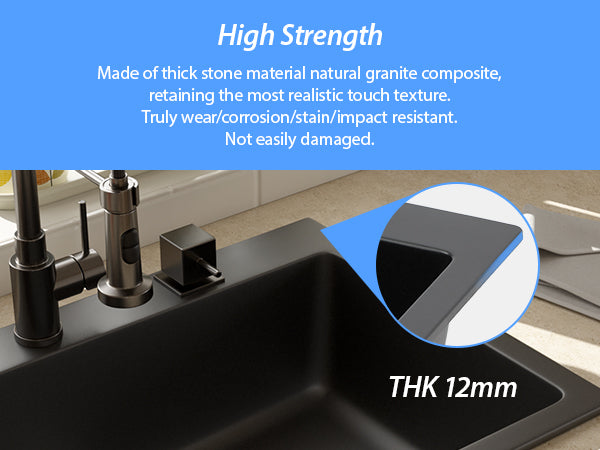 Premium Drop-In Kitchen Sink