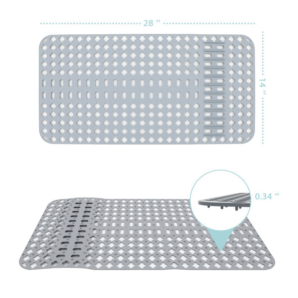 Lordear 28" x 14" Kitchen Sink Silicone Bottom Grid Heat Resistant Silicone Mat  from Lordear
