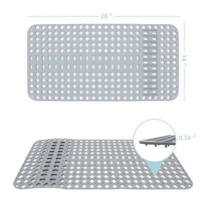 Lordear 28" x 14" Kitchen Sink Silicone Bottom Grid Heat Resistant Silicone Mat  from Lordear