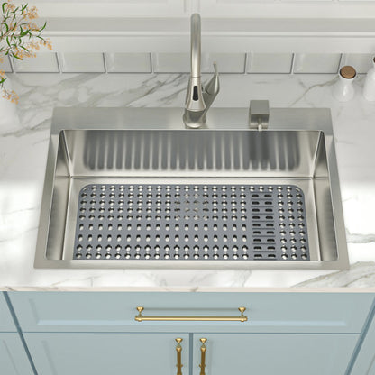 Lordear 28" x 14" Kitchen Sink Silicone Bottom Grid Heat Resistant Silicone Mat  from Lordear