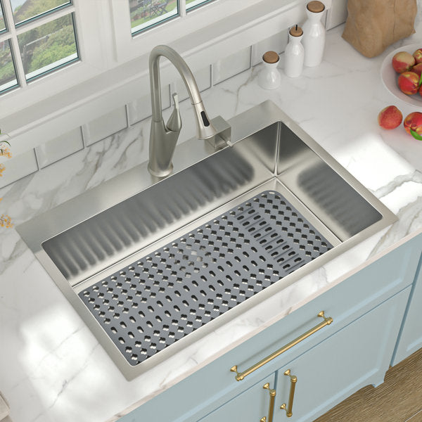 Lordear 28" x 14" Kitchen Sink Silicone Bottom Grid Heat Resistant Silicone Mat  from Lordear