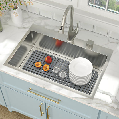 Lordear 28" x 14" Kitchen Sink Silicone Bottom Grid Heat Resistant Silicone Mat  from Lordear