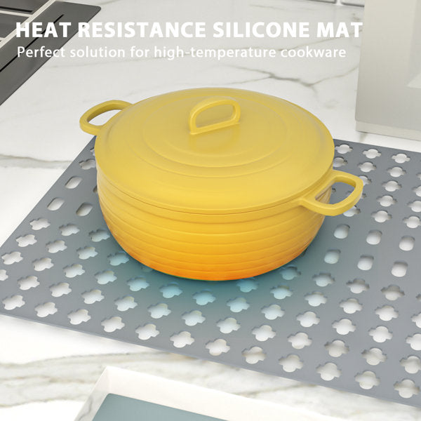 Lordear 28" x 14" Kitchen Sink Silicone Bottom Grid Heat Resistant Silicone Mat  from Lordear