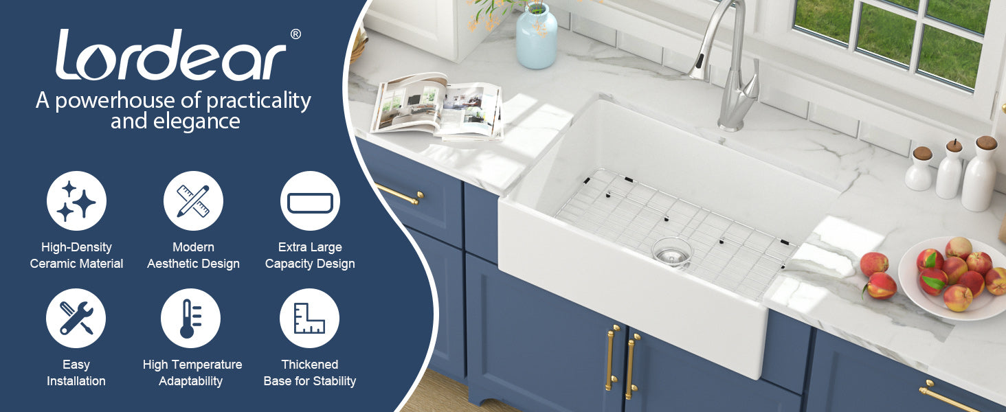 Premium Farmhouse Kitchen Sink