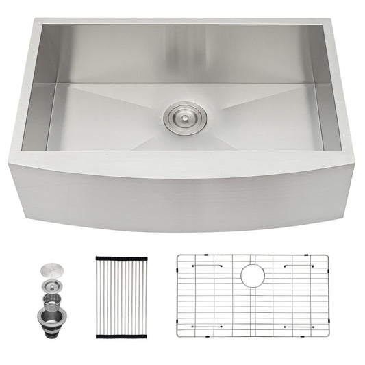 Lordear 30"x20" Stainless Steel Apron Front Farmhouse Kitchen Sink  from Lordear 2000
