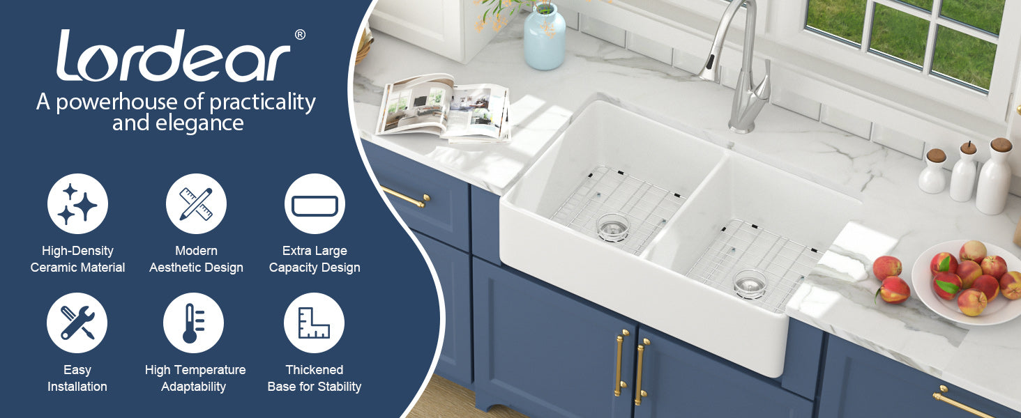 Premium Farmhouse Kitchen Sink