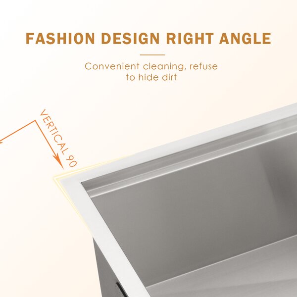 Lordear 32" Stainless Steel Undermount Single Bowl Workstation Kitchen Sink  from Lordear