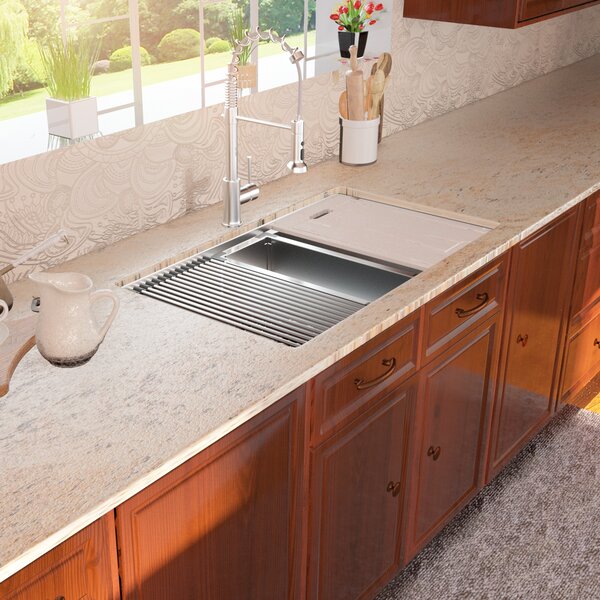 Lordear 32" Stainless Steel Undermount Single Bowl Workstation Kitchen Sink  from Lordear