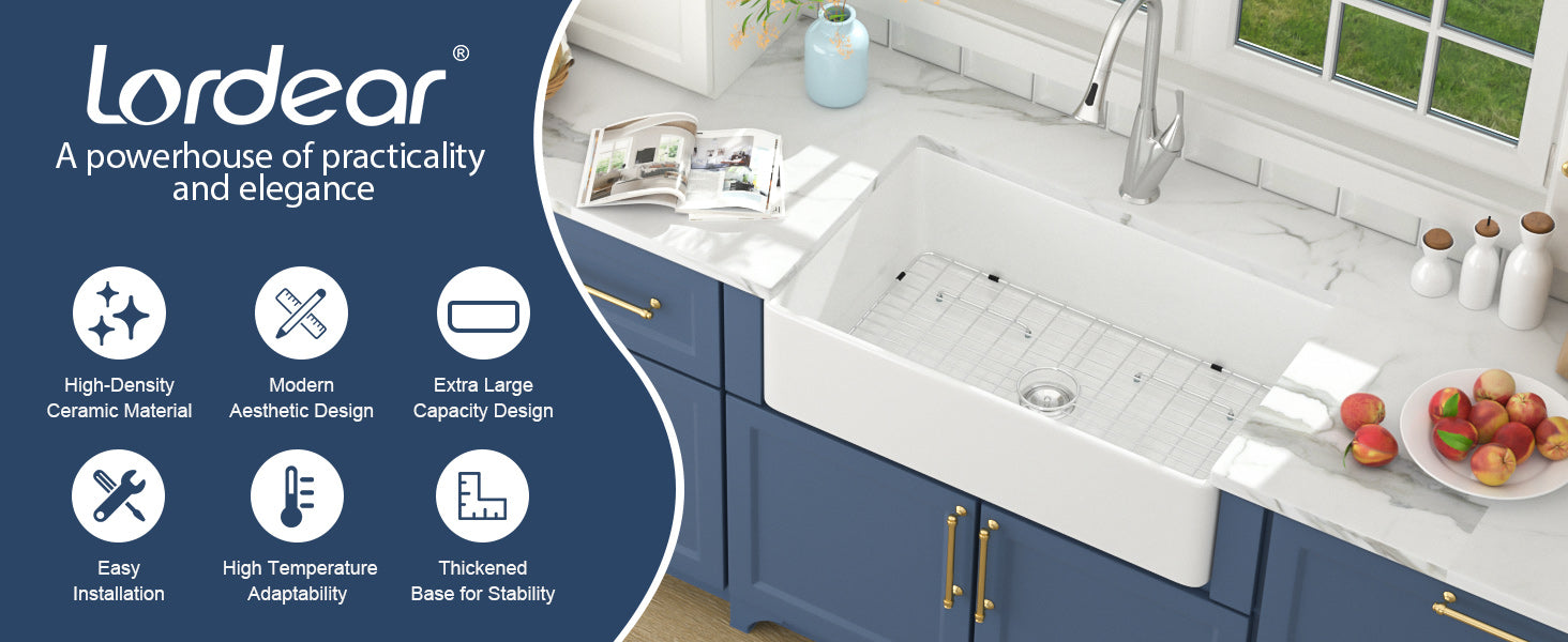 Premium Farmhouse Kitchen Sink