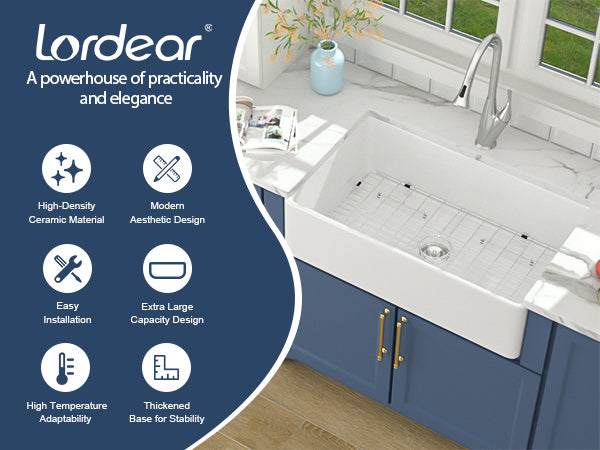 Premium Farmhouse Kitchen Sink