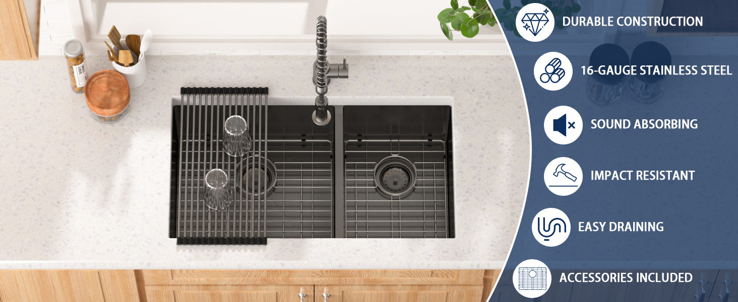 Premi Undermount rmount Kitchen Sink