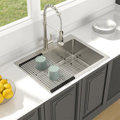 Lordear 33" x 22" Stainless Steel Drop-In Single Bowl Kitchen Sink  from Lordear