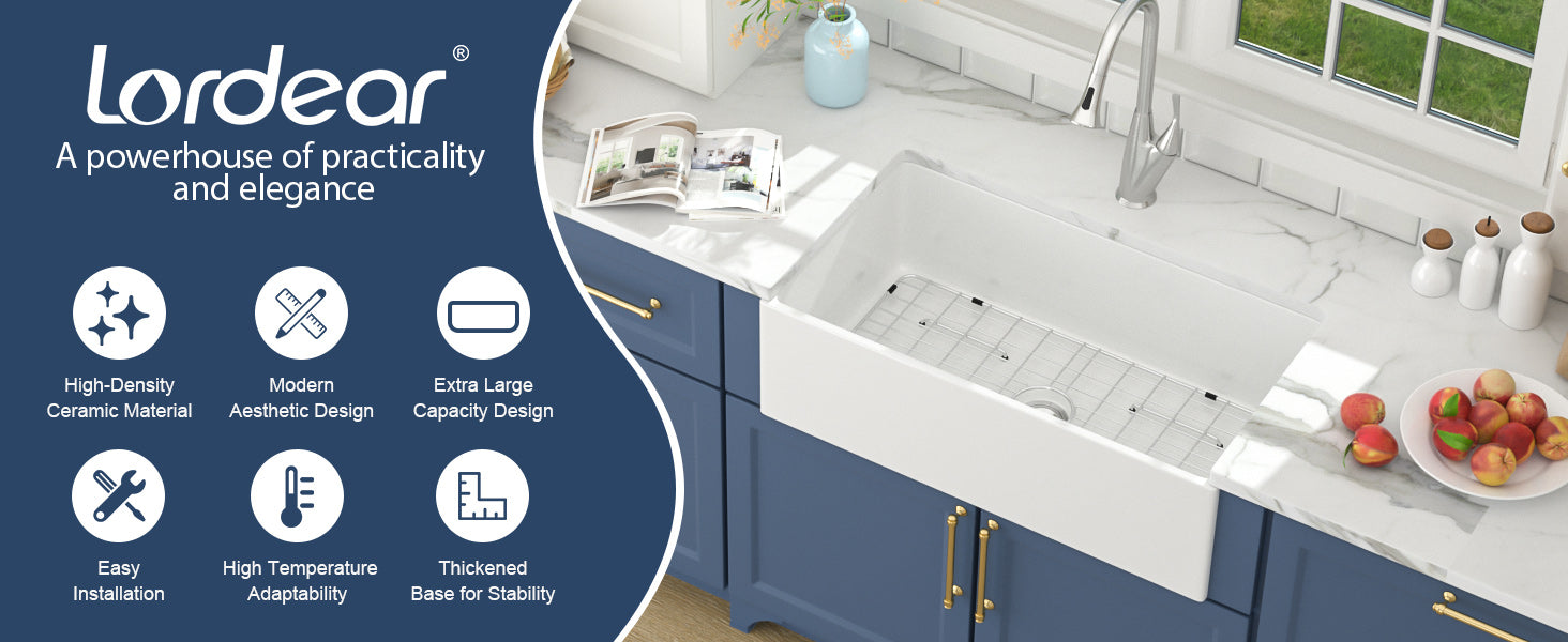 Premium Farmhouse Kitchen Sink