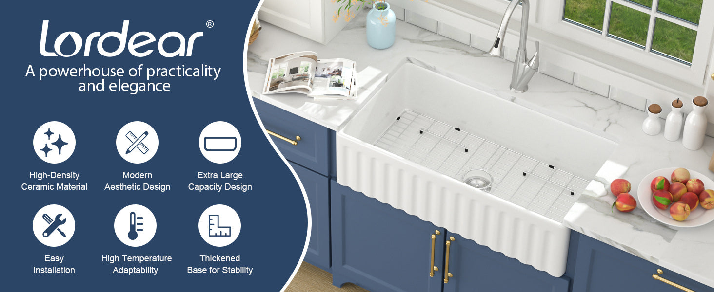 Premium Farmhouse Kitchen Sink