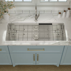 Lordear 45'' Stainless Steel Undermount Single Bowl Workstation Kitchen Sink  from Lordear