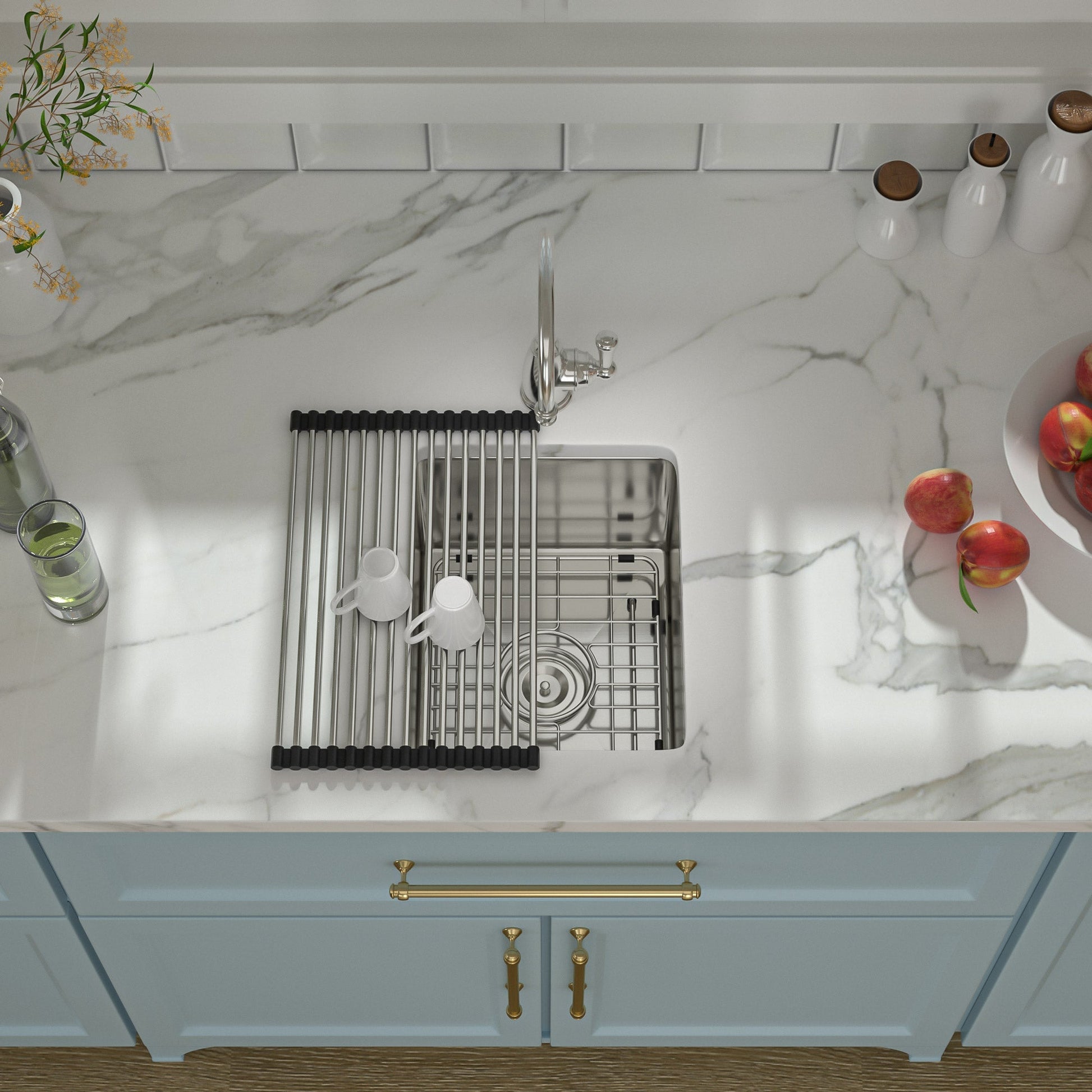 Lordear 13" Stainless Steel Undermount Single Bowl Bar Sink  from Lordear