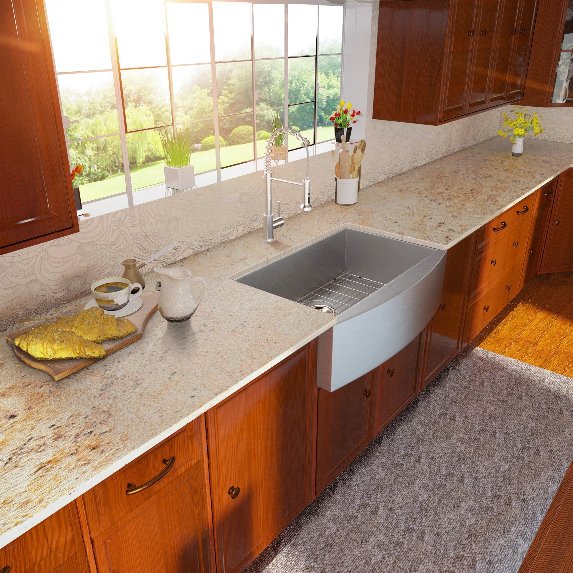 Lordear 30"x20" Stainless Steel Apron Front Farmhouse Kitchen Sink  from Lordear