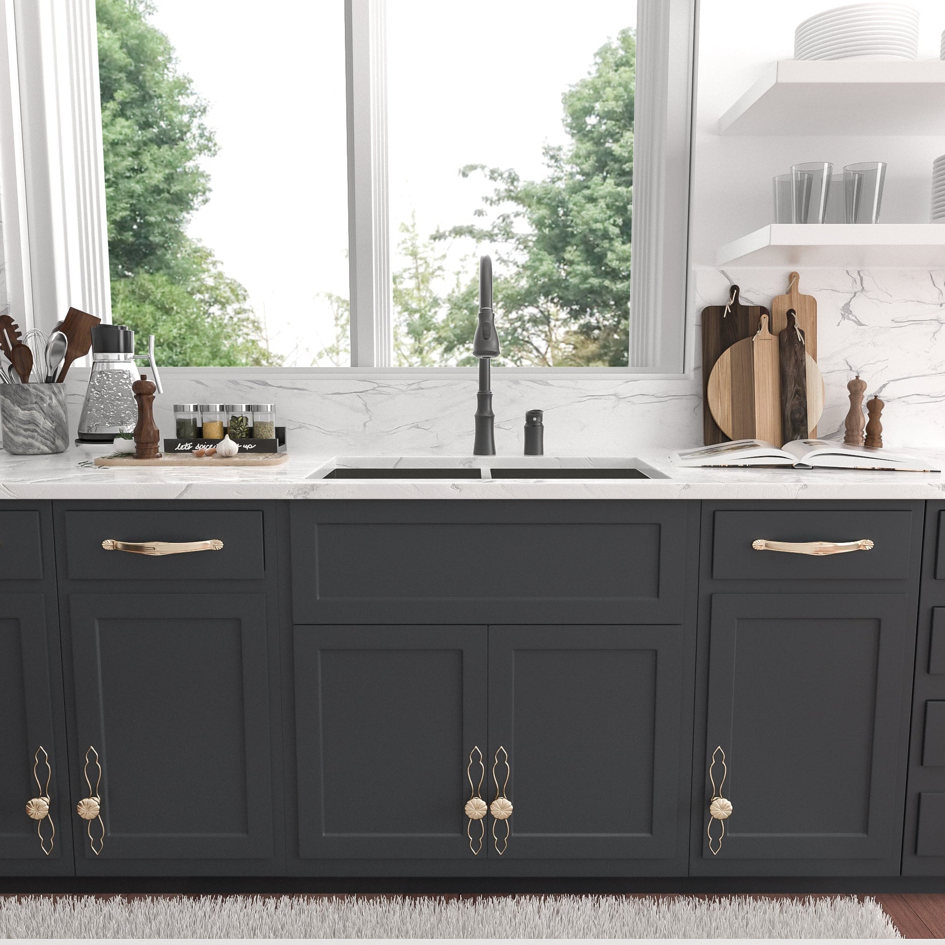 Lordear 33" Stainless Steel Double Bowl Undermount Kitchen Sink  from Lordear