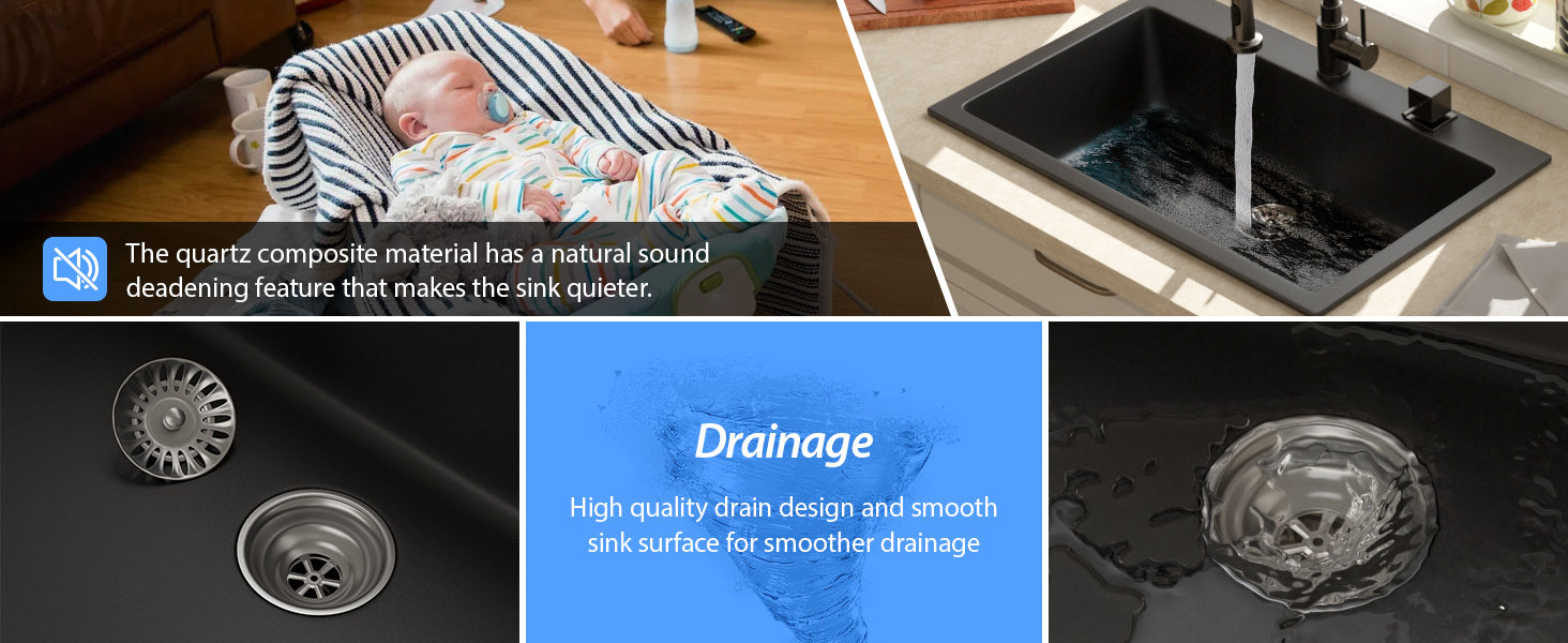 Premium Drop-In Kitchen Sink