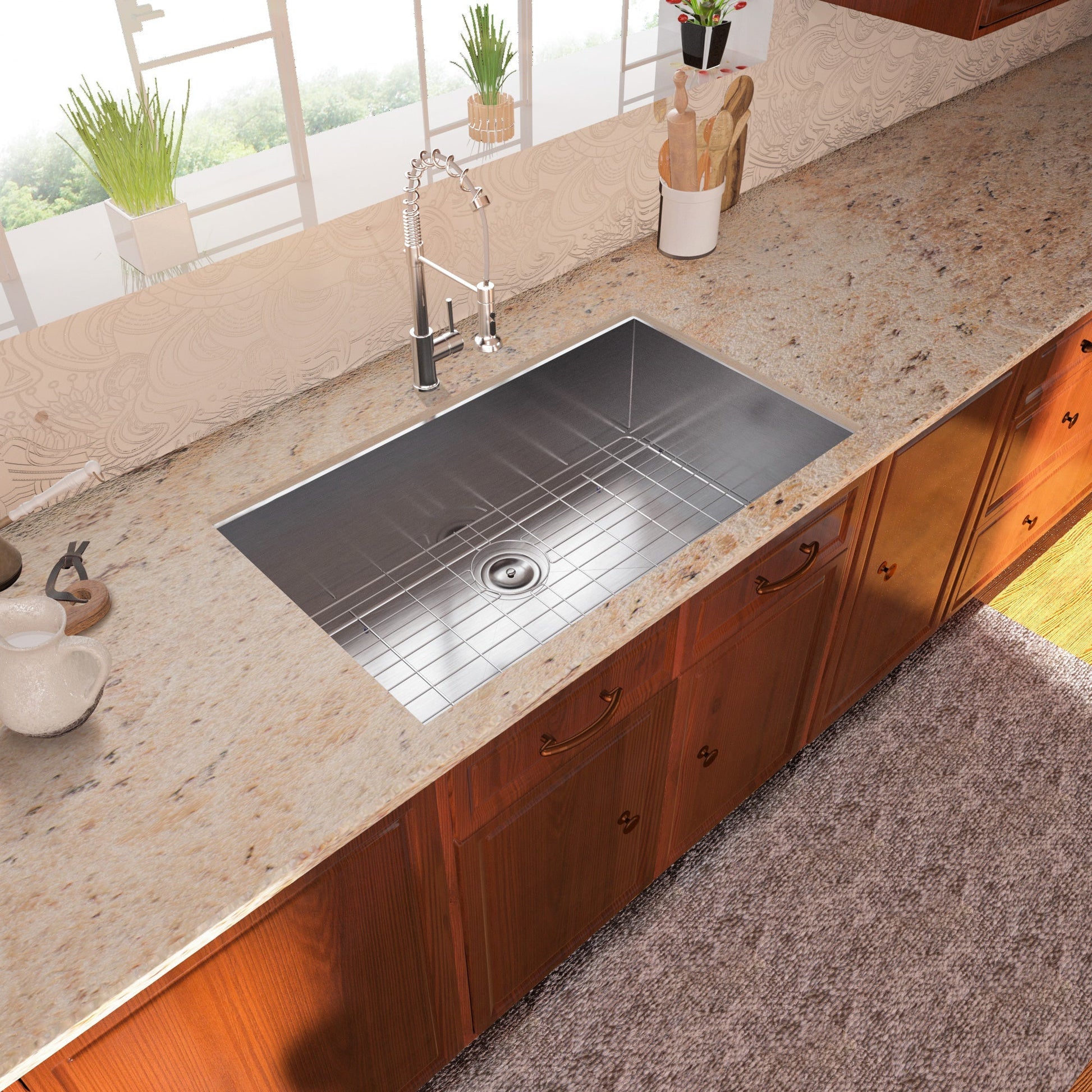 Lordear 30" Stainless Steel Undermount Single Bowl Kitchen Sink  from Lordear