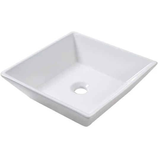 Lordear 16" White Ceramic Vessel Bathroom Sink  from Lordear 600