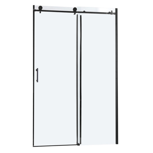 Lordear 48" W x 76" H Tempered Glass Frameless Sliding Clear Bathroom Shower Door  from Lordear