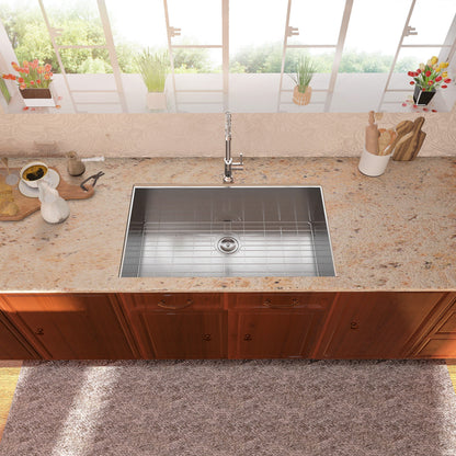 Lordear 30" Stainless Steel Undermount Single Bowl Kitchen Sink  from Lordear