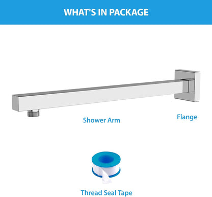 Lordear 16" Stainless Steel Wall Mounted Standpipe Shower Extension Arm  from Lordear