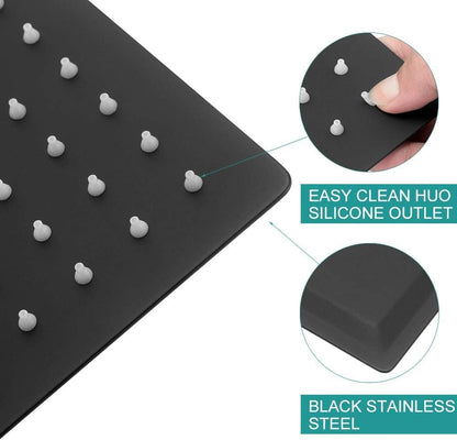 Lordear Stainless Steel High Pressure Square Rain Shower Head  from Lordear